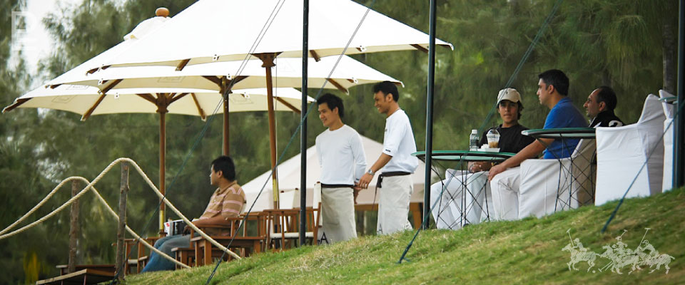 Polo game viewing